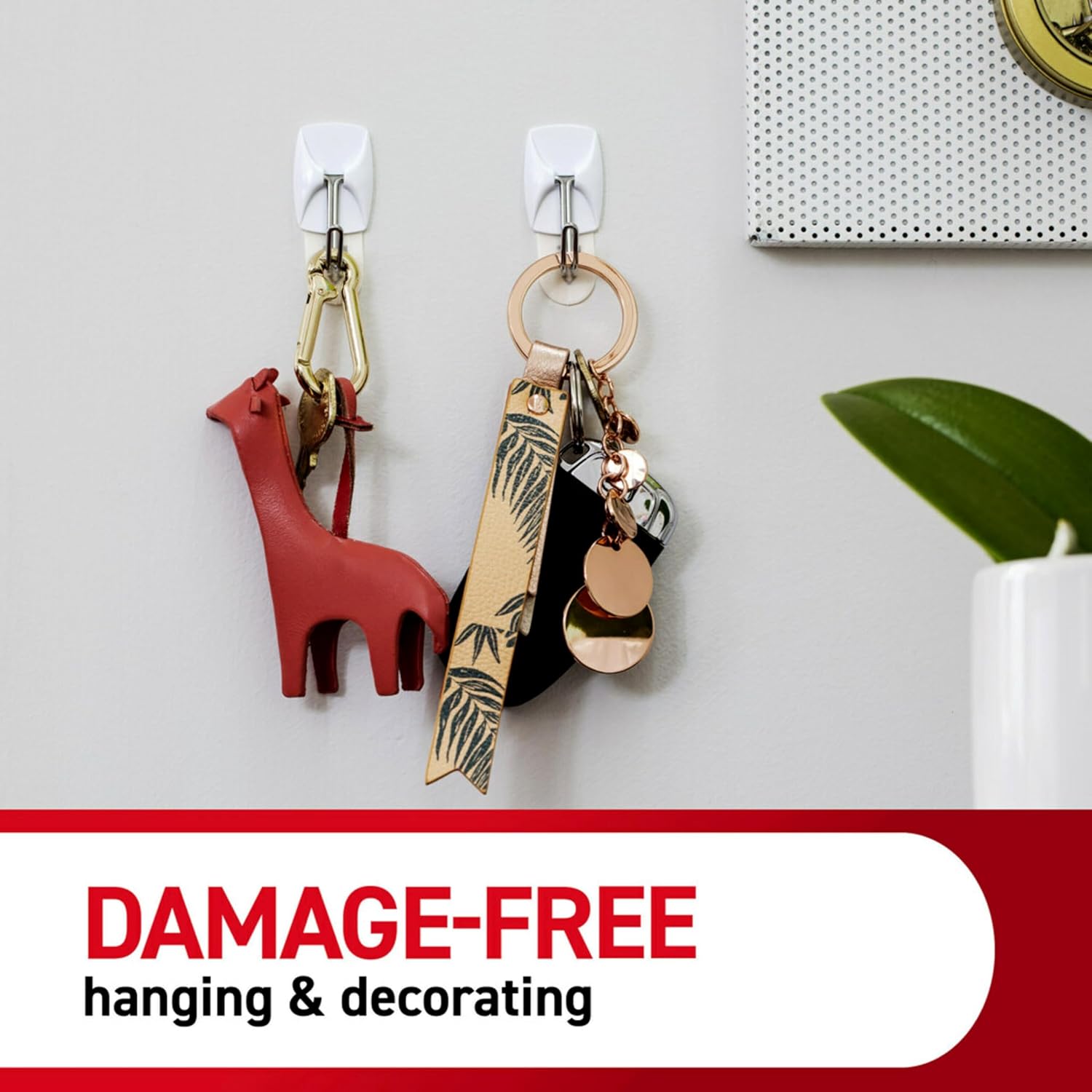 Command Small Wire Toggle Hooks. 16 Hooks and 24 Strips. Damage-Free Hanging Wall Hook with Adhesive. No Tools Required. Great for Home. Kitchen. and Office Organization. Holds up to 0.5 lb - Image 7
